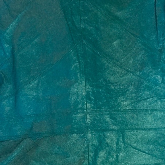 Metrostyle Beautiful Turquoise Leather Jacket. NWT - Picture 11 of 11